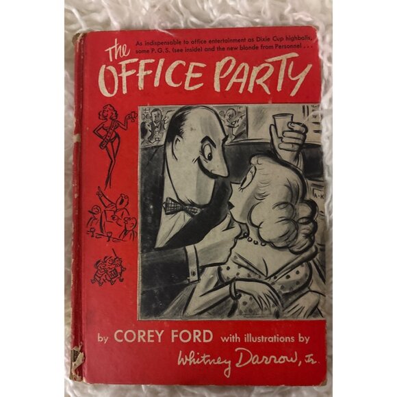 The Office Party Book Corey Ford Ill Whitney Darrow Jr. Vintage 1951 Hardcover - Picture 9 of 12
